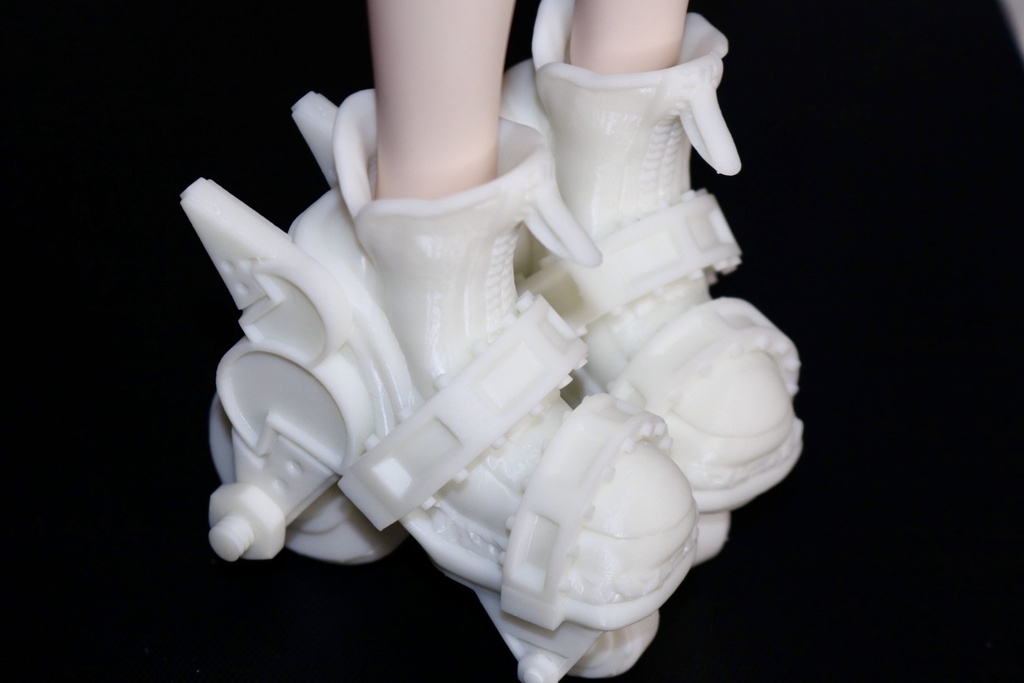 【足パーツ】 1/4 MDD対応サイズ 一体型 ローラーシューズ 「モデル H-01」