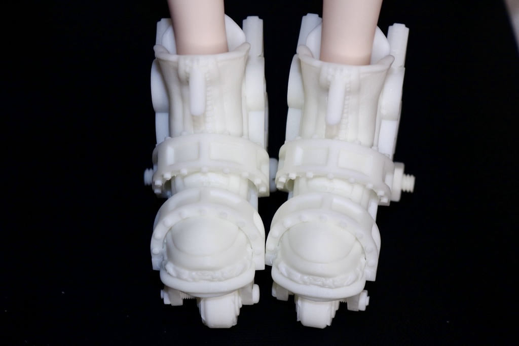 【足パーツ】 1/4 MDD対応サイズ 一体型 ローラーシューズ 「モデル H-01」