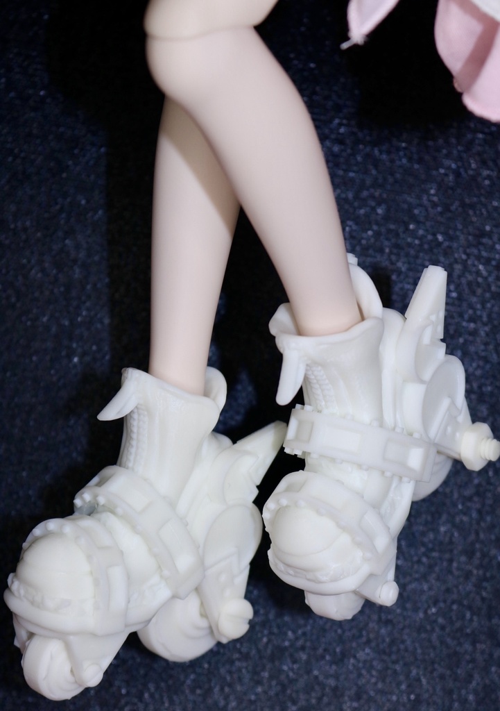 【足パーツ】 1/4 MDD対応サイズ 一体型 ローラーシューズ 「モデル H-01」