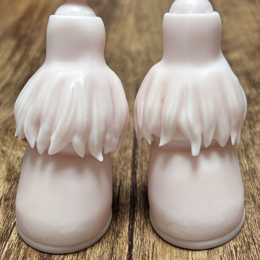 SALE再販なし【人外フット】1/3〜1/4 奇蹄類 蹄鉄足 フットパーツ 未塗装