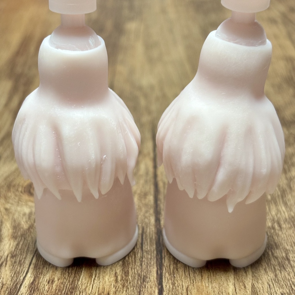 SALE再販なし【人外フット】1/3〜1/4 奇蹄類 蹄鉄足 フットパーツ 未塗装