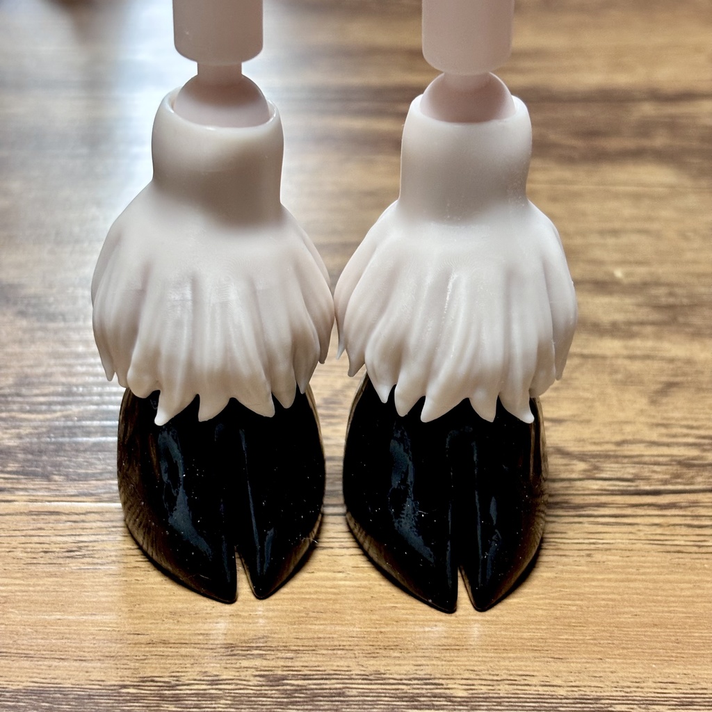 【人外フット】1/3〜1/4 偶蹄類 フットパーツ