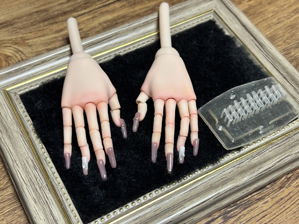 ドール用 ネイルチップ 【たなか屋さん。&まめだいふくの可動ハンド対応】