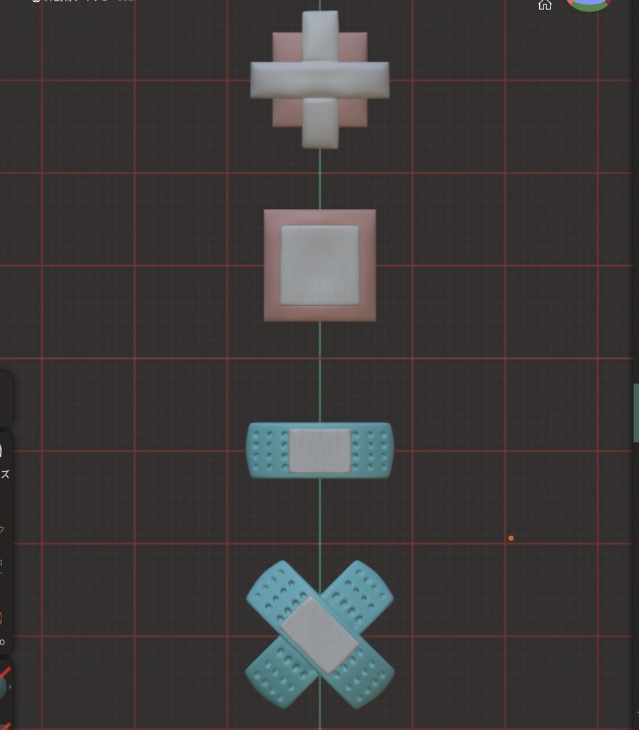 ドール用 立体 ばんそうこう セット 全16点