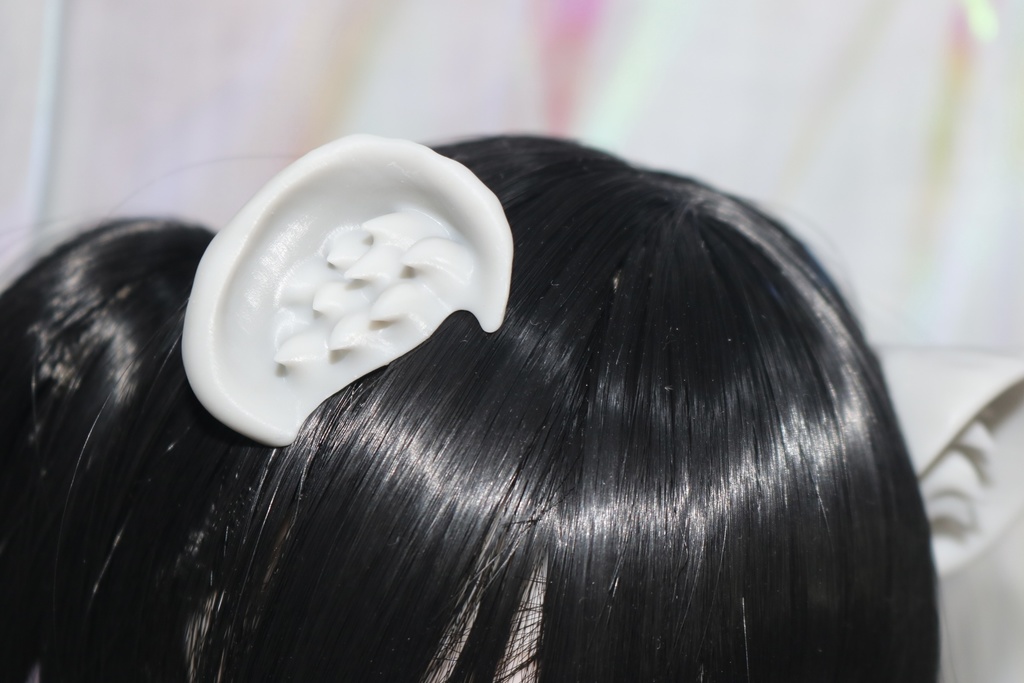 再販無し 【ケモ耳シリーズ】1/3 ハム耳 マグネット式 未塗装