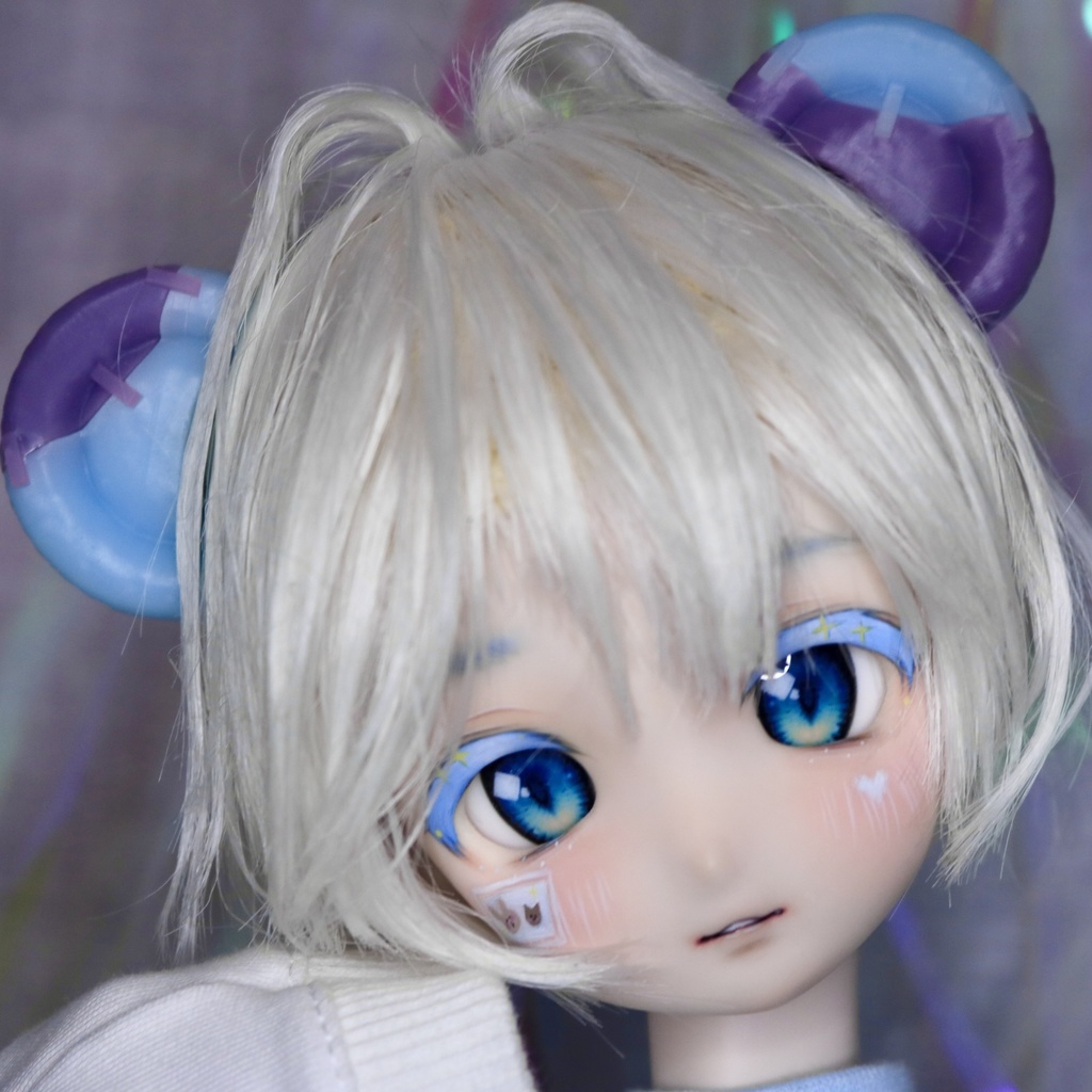 再販無し 数量限定【ケモ耳シリーズ 】1/3 つけ耳 「ツキハギ くまみみ(ゾンビっ子)」