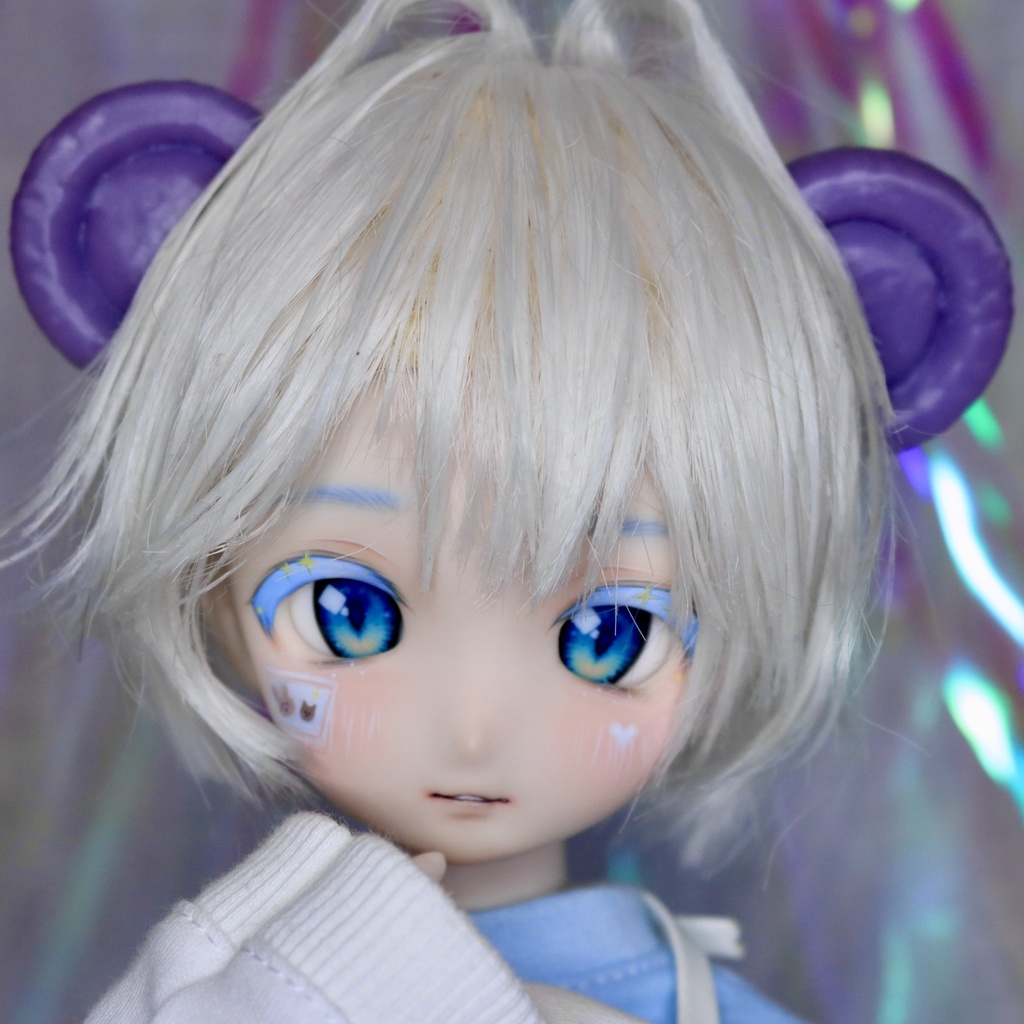 再販無し 数量限定【ケモ耳シリーズ 】1/3 つけ耳 「ツキハギ くまみみ(ゾンビっ子)」