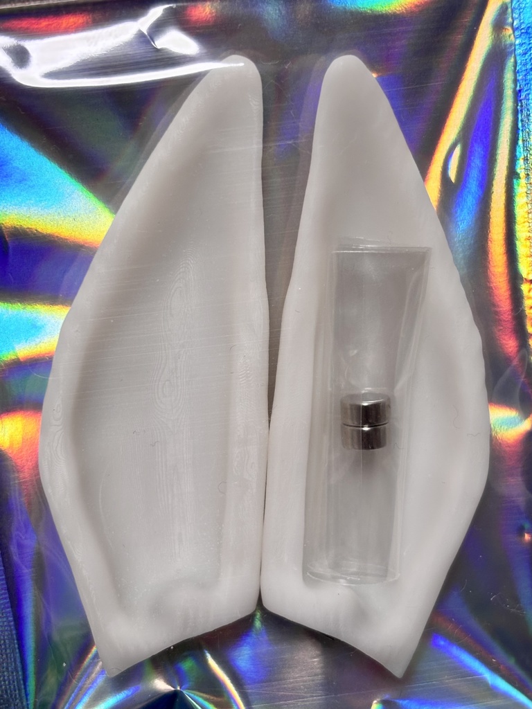 【ケモ耳シリーズ】 1/3 うさぎ 耳 マグネット式