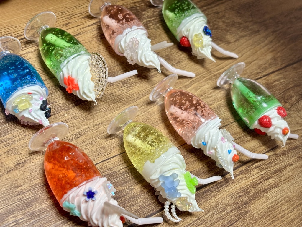 1/3〜1/4 ドールサイズ フェイクスイーツ ソーダーフロート