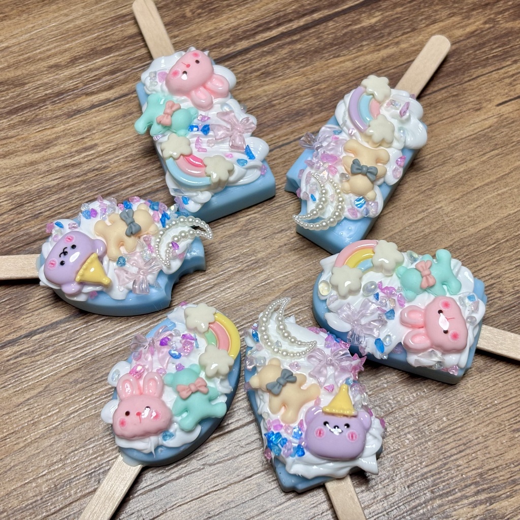 1/3〜1/4 ドールサイズ フェイクスイーツ デコ アイスキャンデー