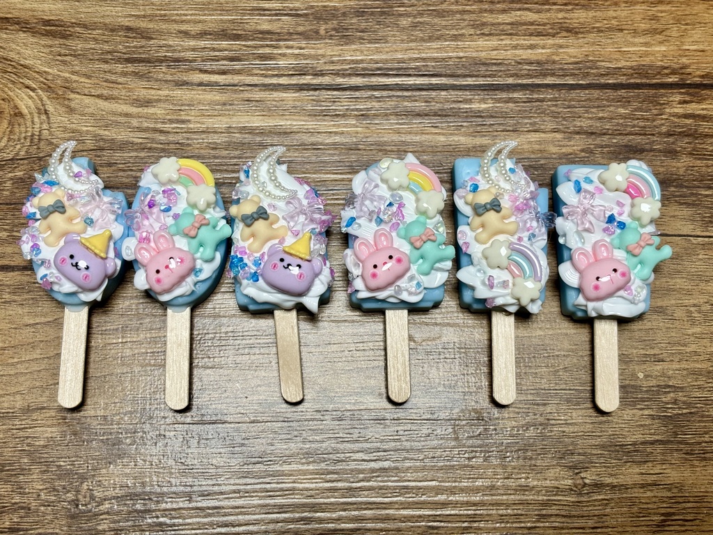 1/3〜1/4 ドールサイズ フェイクスイーツ デコ アイスキャンデー