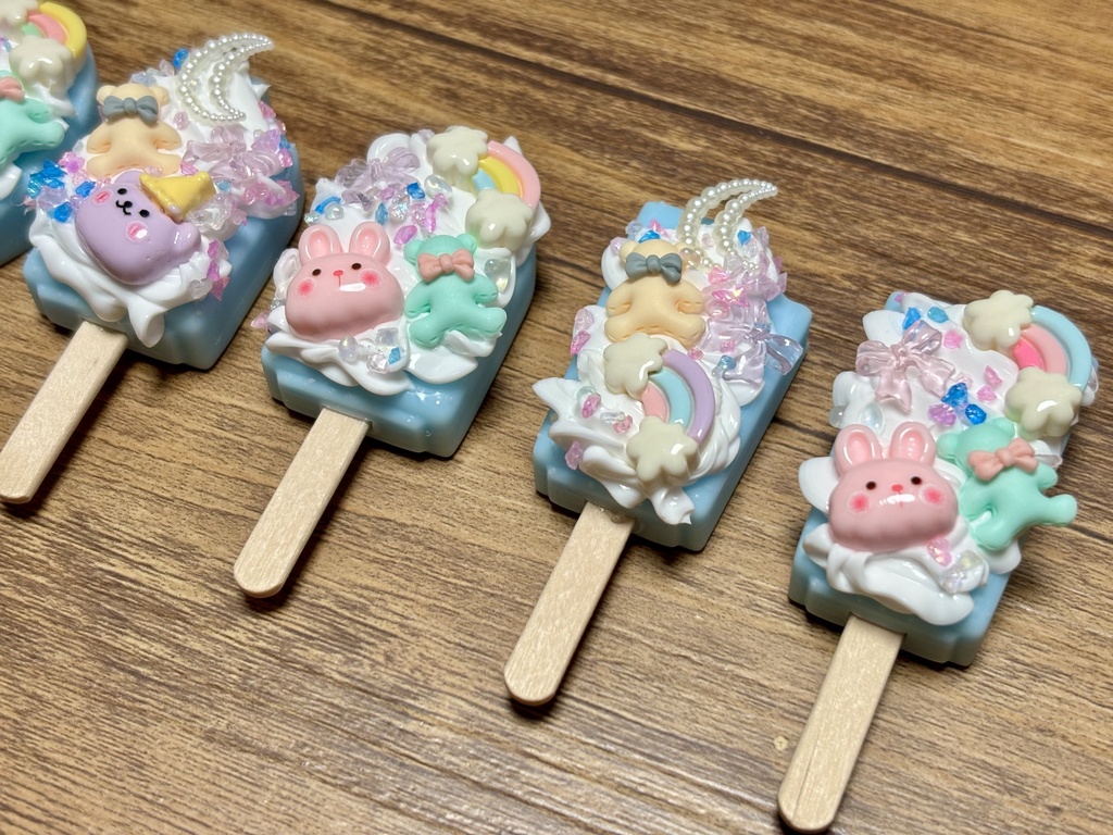 1/3〜1/4 ドールサイズ フェイクスイーツ デコ アイスキャンデー