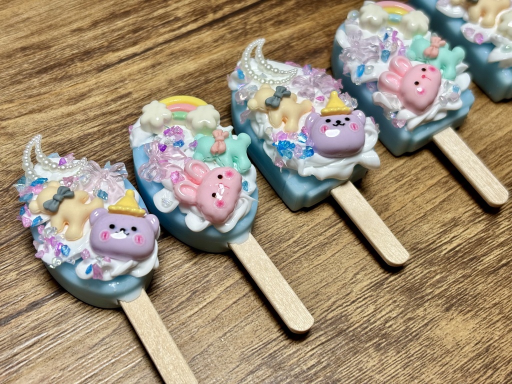 1/3〜1/4 ドールサイズ フェイクスイーツ デコ アイスキャンデー