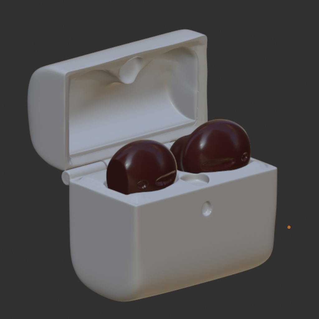 1/3-1/4 ドール用 ワイヤレス イヤホン 未塗装