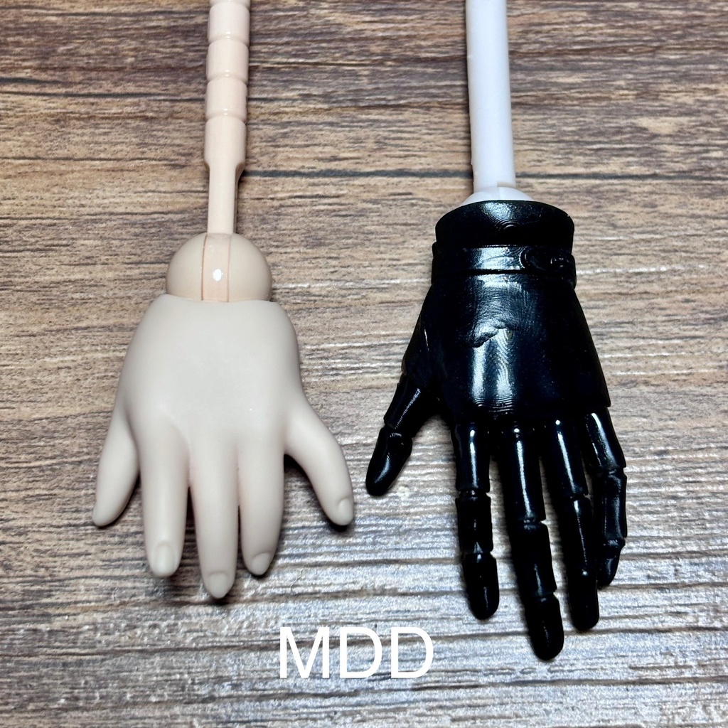 【可動ハンド】 1/3〜1/4 グローブ (ブラック)