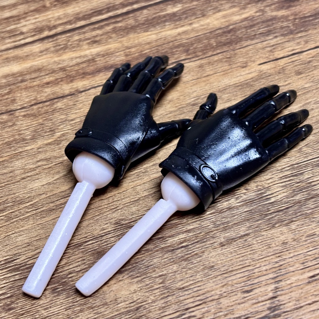 【可動ハンド】 1/3〜1/4 グローブ (ブラック)