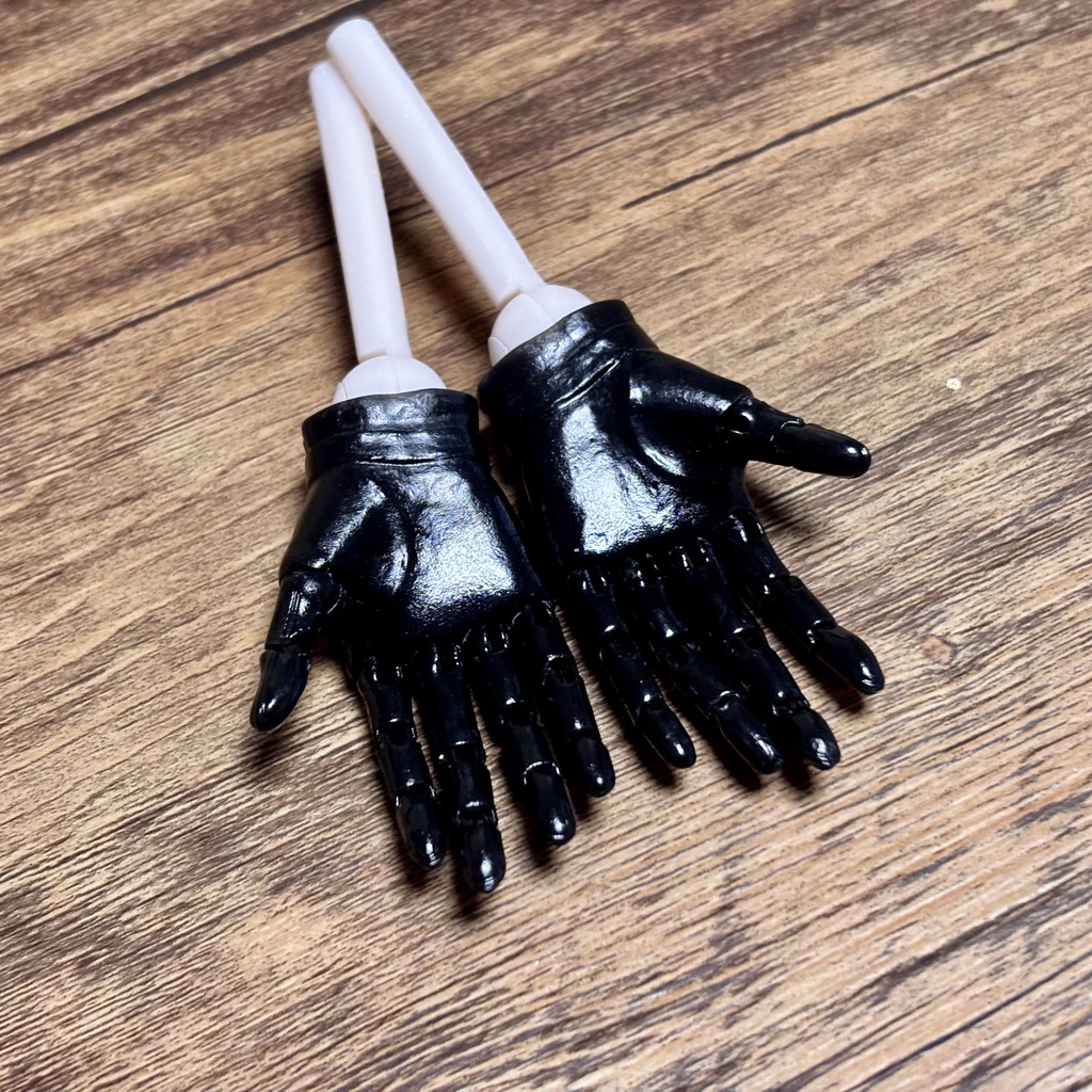 【可動ハンド】 1/3〜1/4 グローブ (ブラック)