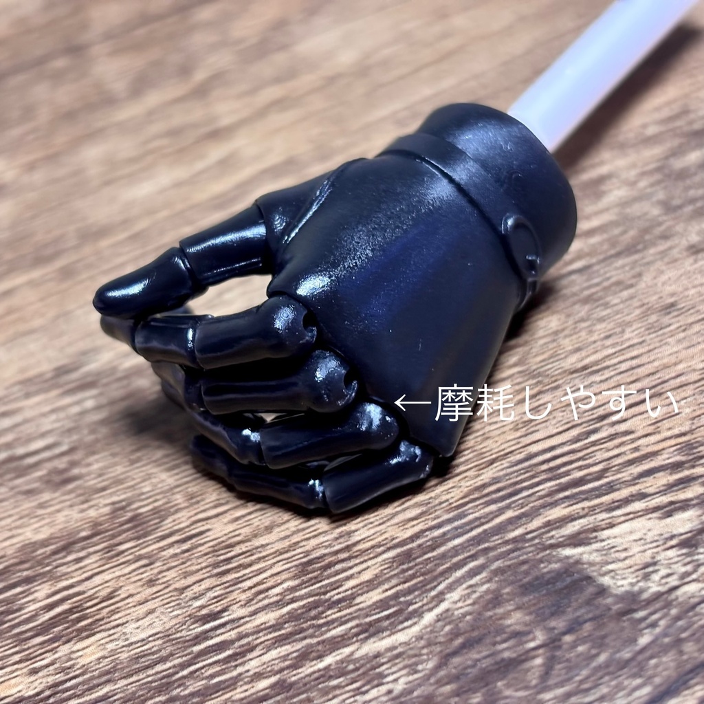 【可動ハンド】 1/3〜1/4 グローブ (ブラック)