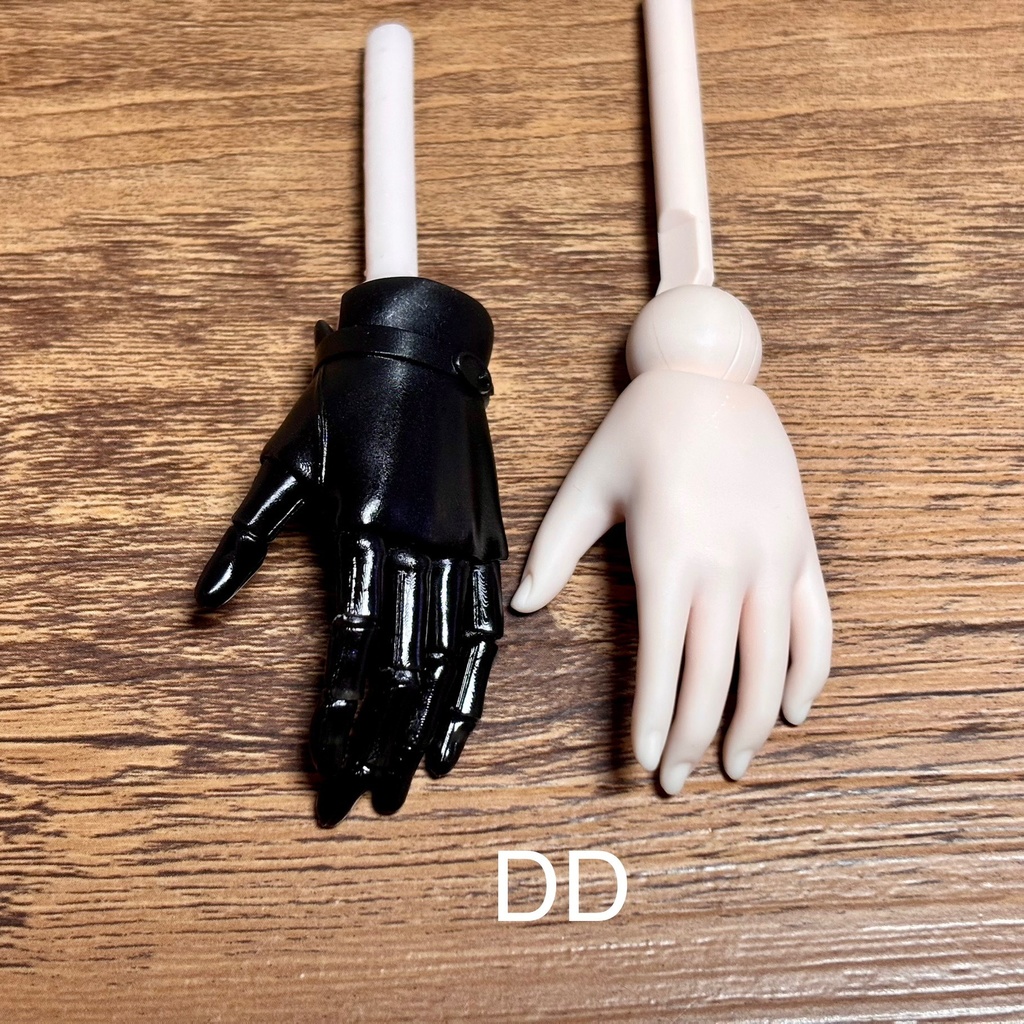 【可動ハンド】 1/3〜1/4 フルグローブ (ホワイト)