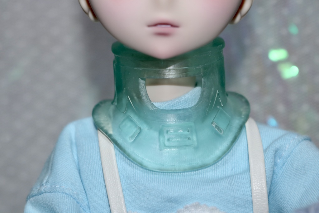 1/3〜1/4 ドール用 首 ギプス サイバーパンクにも