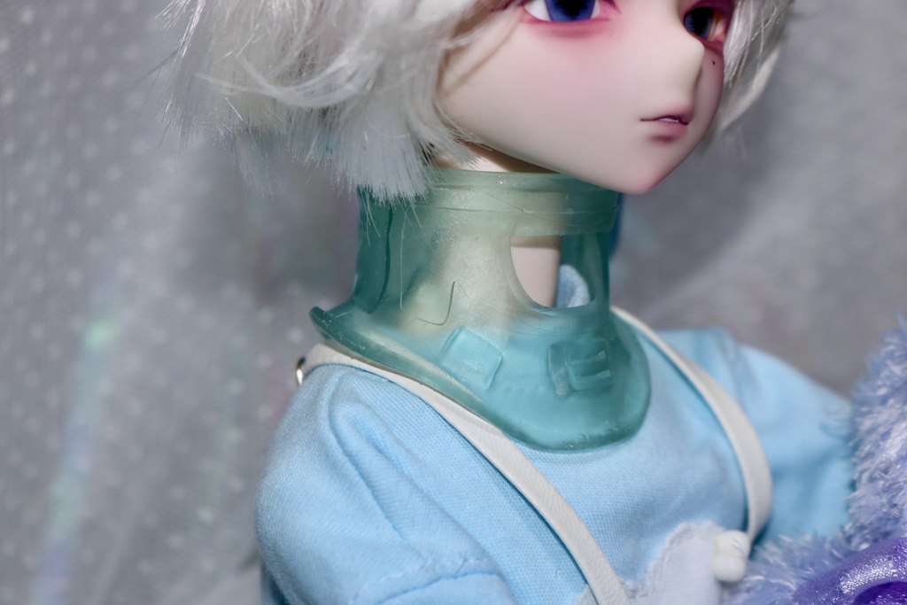 1/3〜1/4 ドール用 首 ギプス サイバーパンクにも