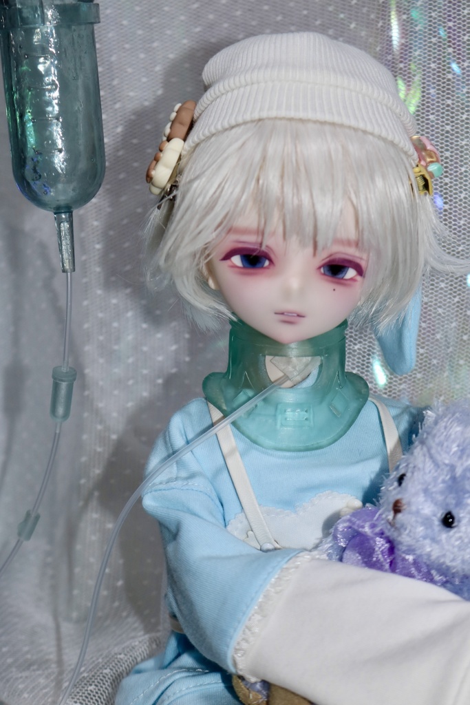 1/3〜1/4 ドール用 首 ギプス サイバーパンクにも