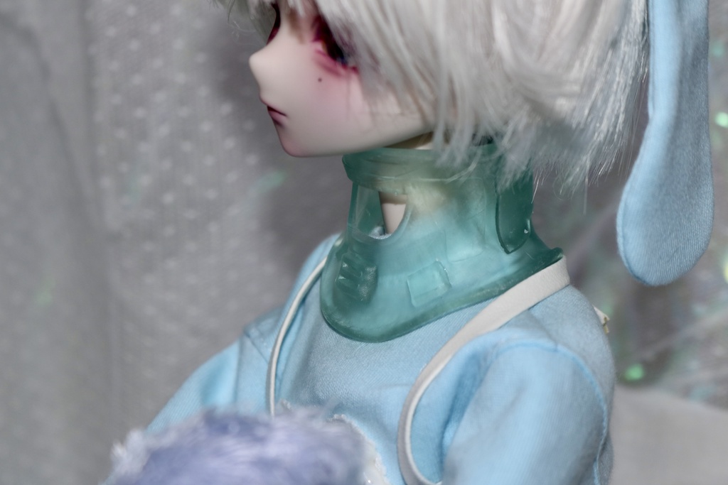 1/3〜1/4 ドール用 首 ギプス サイバーパンクにも