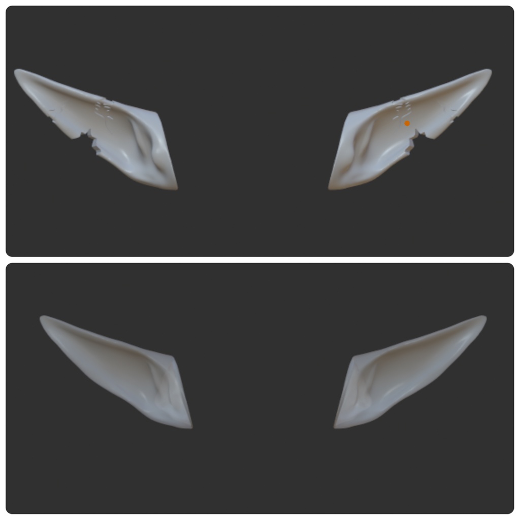 1/3〜1/4 ドール用 DD対応 つけ耳 エルフ耳