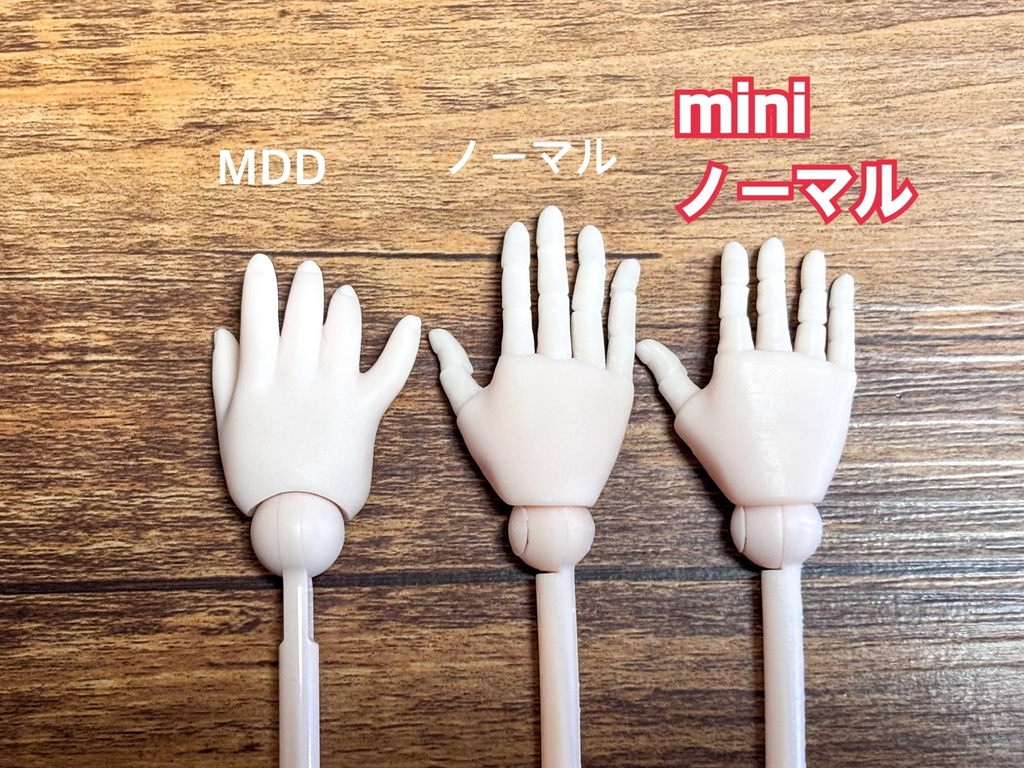 【可動ハンド】1/4 mini ノーマルハンド