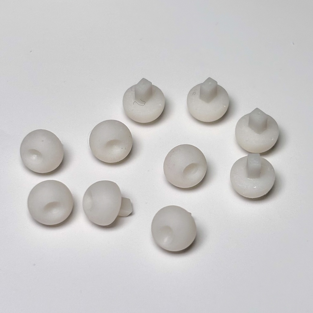 6mm アイ 土台 虹彩 2×3mm 穴あきタイプ 5ペア分