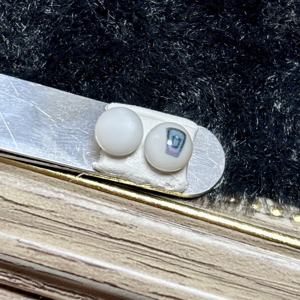 6mm アイ 土台 虹彩穴なしタイプ 5ペア分