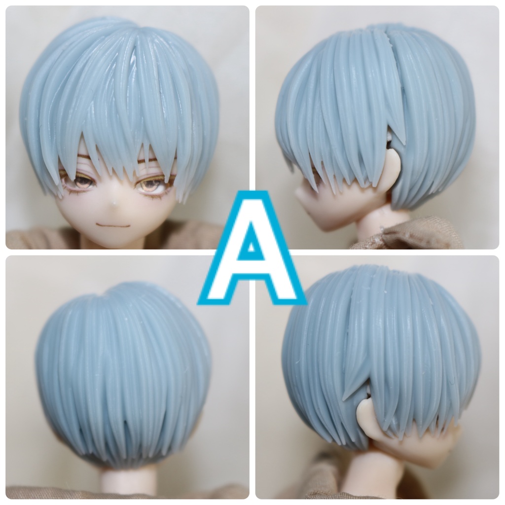 ver.6《西西里往事 -シチリアの追憶-》対応 3Dプリンター製 ウィッグ ver4のちょっと短め