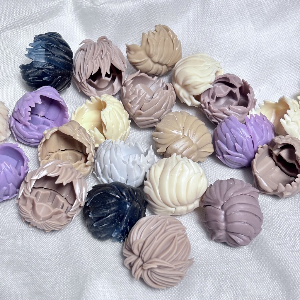 【特価・B品含】《シチリアの追憶》対応 3Dプリンター製 ウィッグ 【B品・試作・ランダム・新作あり】