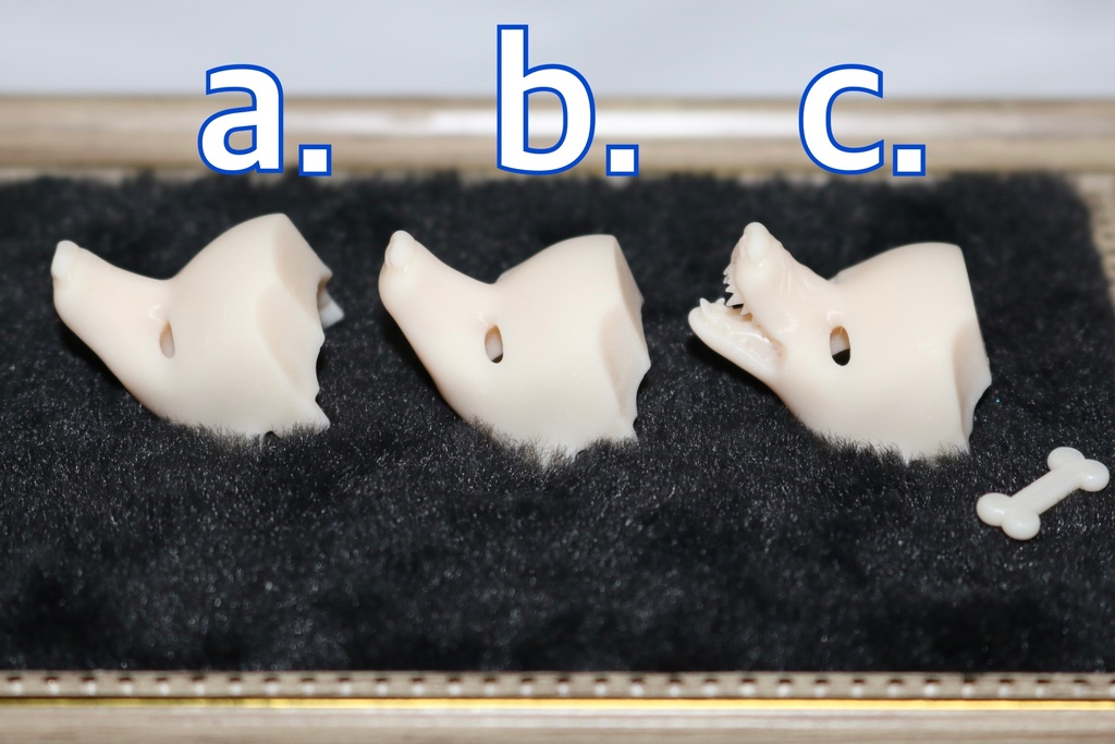 《西西里往事 -シチリアの追憶-》対応 3Dプリンター製 フェイス (獣人)