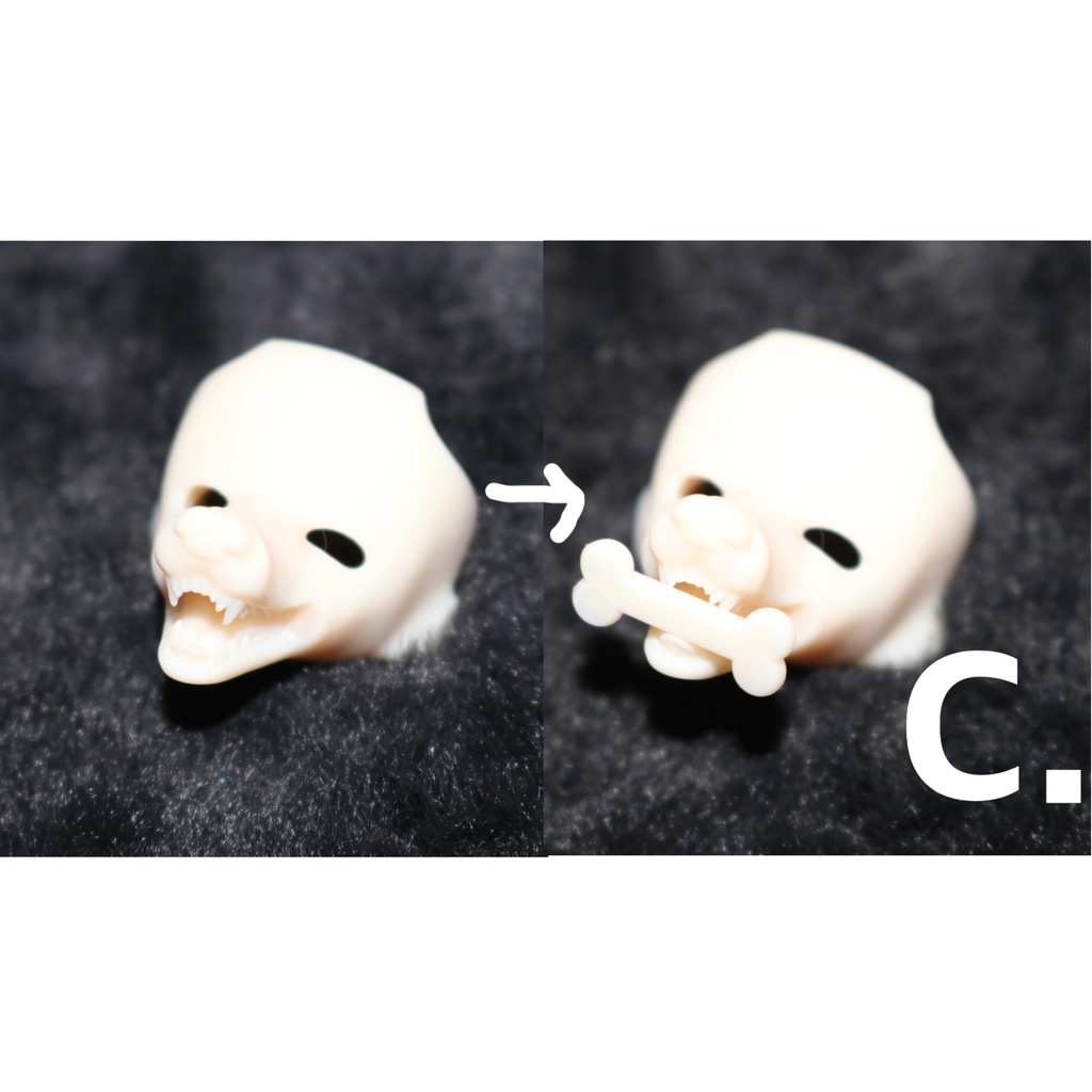 《西西里往事 -シチリアの追憶-》対応 3Dプリンター製 フェイス (獣人)