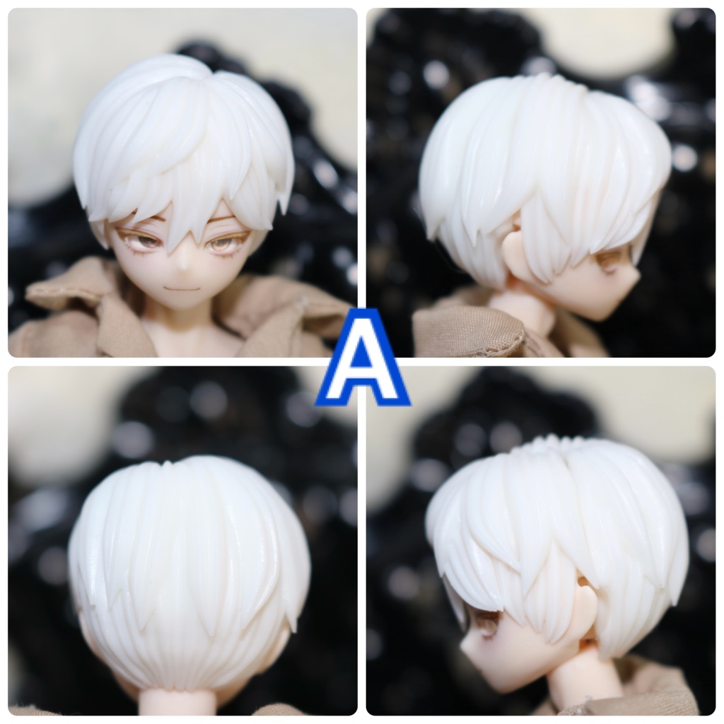 ver.2《西西里往事 -シチリアの追憶-》対応 3Dプリンター製 ウィッグ (未塗装)