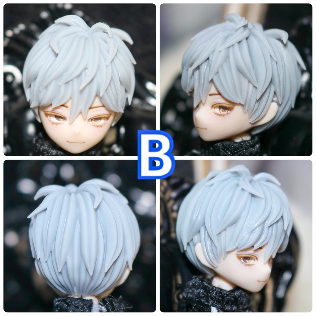 ver.2《西西里往事 -シチリアの追憶-》対応 3Dプリンター製 ウィッグ (未塗装)