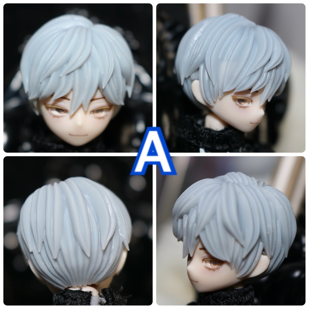 ver.2《西西里往事 -シチリアの追憶-》対応 3Dプリンター製 ウィッグ (未塗装)