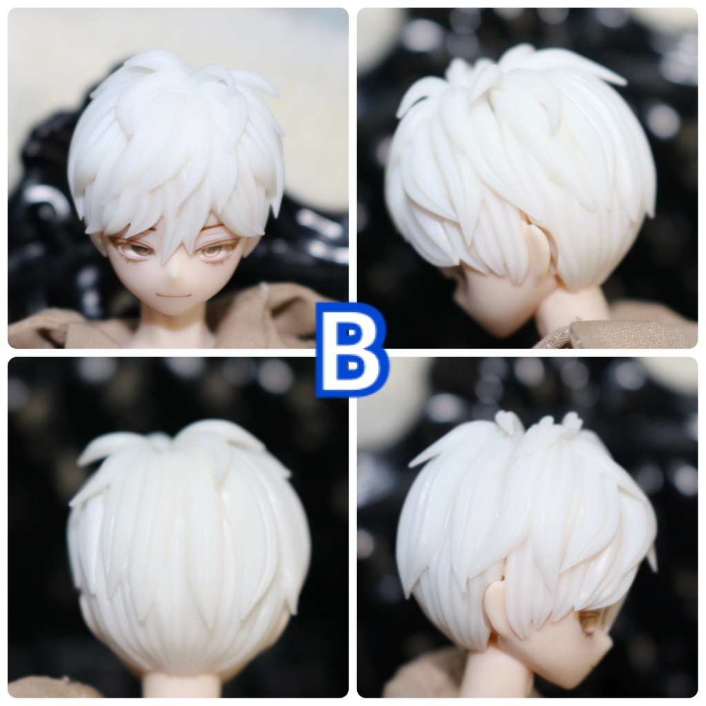 ver.2《西西里往事 -シチリアの追憶-》対応 3Dプリンター製 ウィッグ (未塗装)