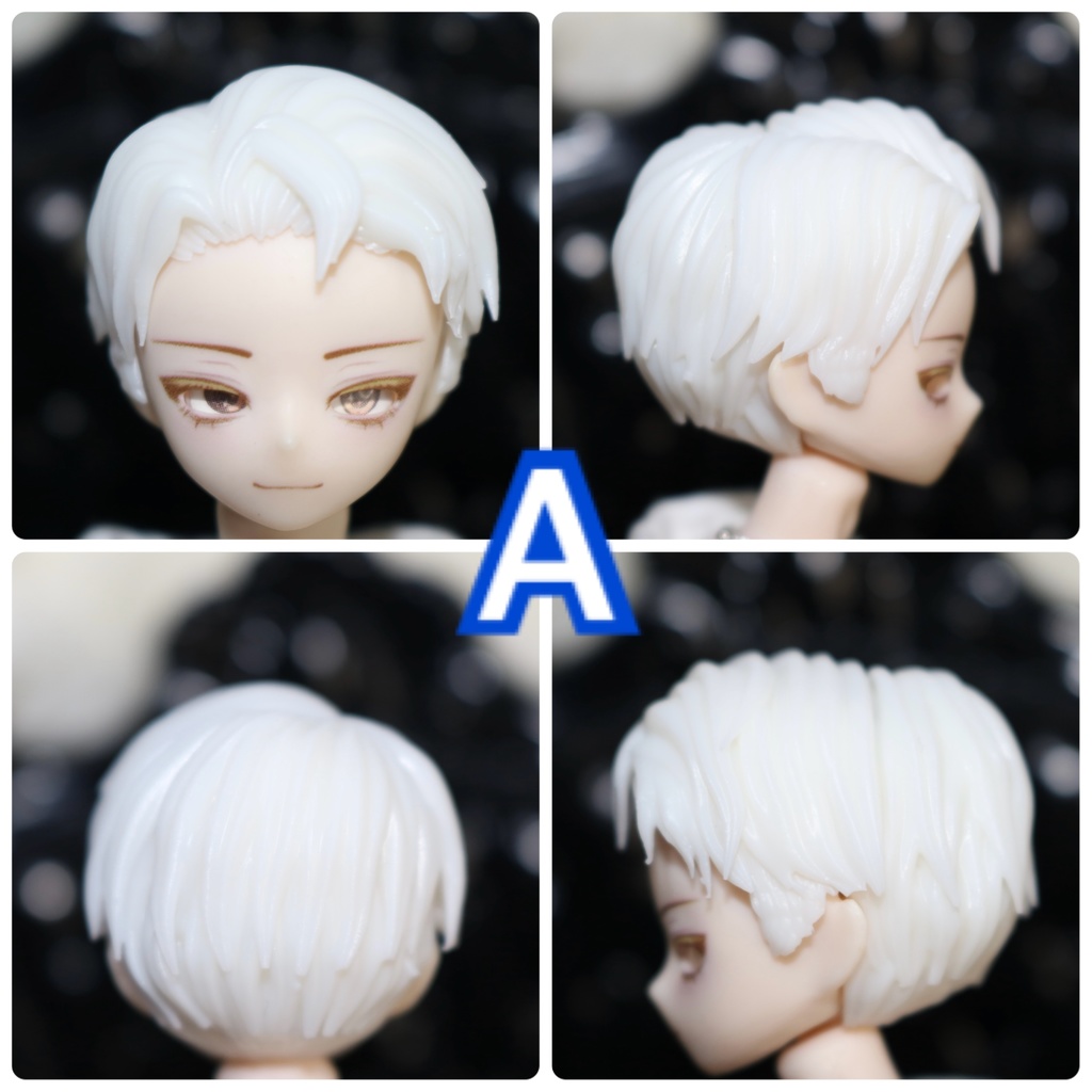 ver.3 《西西里往事 -シチリアの追憶-》対応 3Dプリンター製 ウィッグ (未塗装)