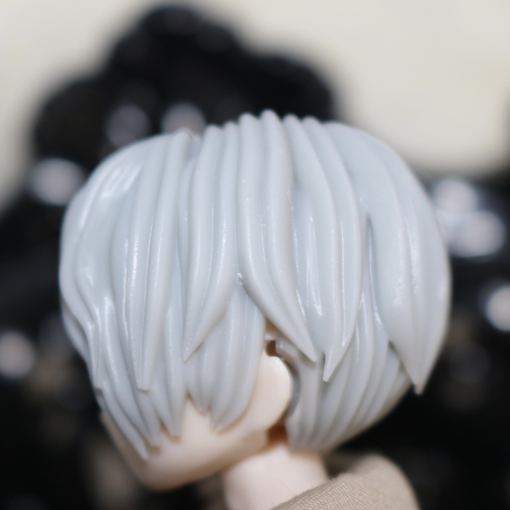 ver.2 「C.反転」《西西里往事 -シチリアの追憶-》対応 3Dプリンター製 ウィッグ (未塗装)