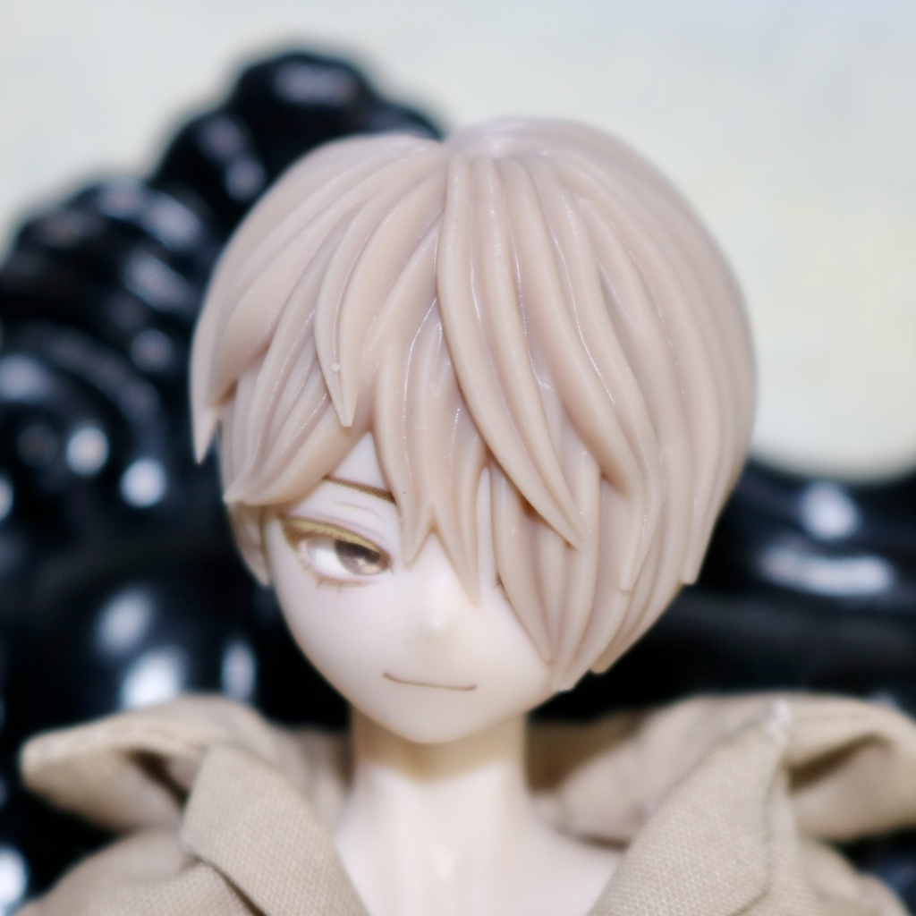 ver.2 「C.反転」《西西里往事 -シチリアの追憶-》対応 3Dプリンター製 ウィッグ （未塗装）