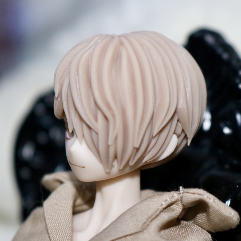 ver.2 「C.反転」《西西里往事 -シチリアの追憶-》対応 3Dプリンター製 ウィッグ (未塗装)