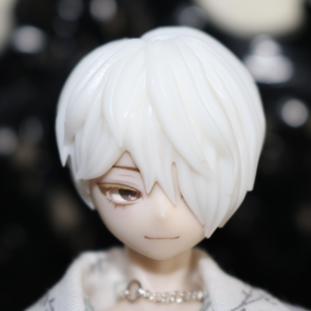 ver.2 「C.反転」《西西里往事 -シチリアの追憶-》対応 3Dプリンター製 ウィッグ (未塗装)