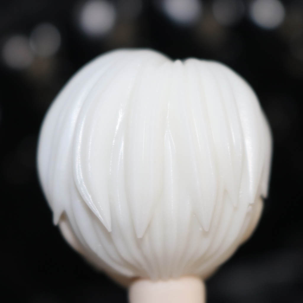 ver.2 「C.反転」《西西里往事 -シチリアの追憶-》対応 3Dプリンター製 ウィッグ (未塗装)