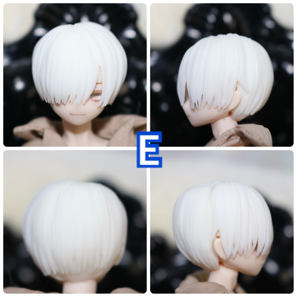 ver.4 《西西里往事 -シチリアの追憶-》対応 3Dプリンター製 ウィッグ (未塗装)