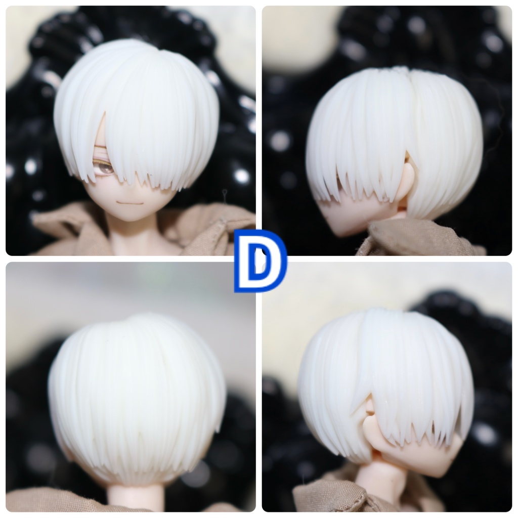 ver.4 《西西里往事 -シチリアの追憶-》対応 3Dプリンター製 ウィッグ (未塗装)