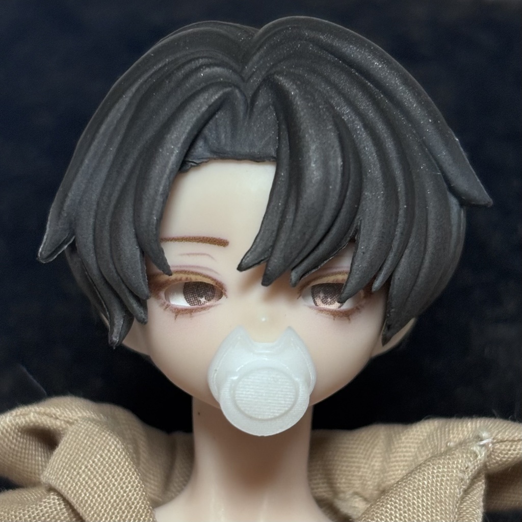 1/8〜1/12サイズ 《シチリアの追憶》対応 3Dプリンター製 未塗装 ―(ケモミミ/ツノ/アクセサリー)