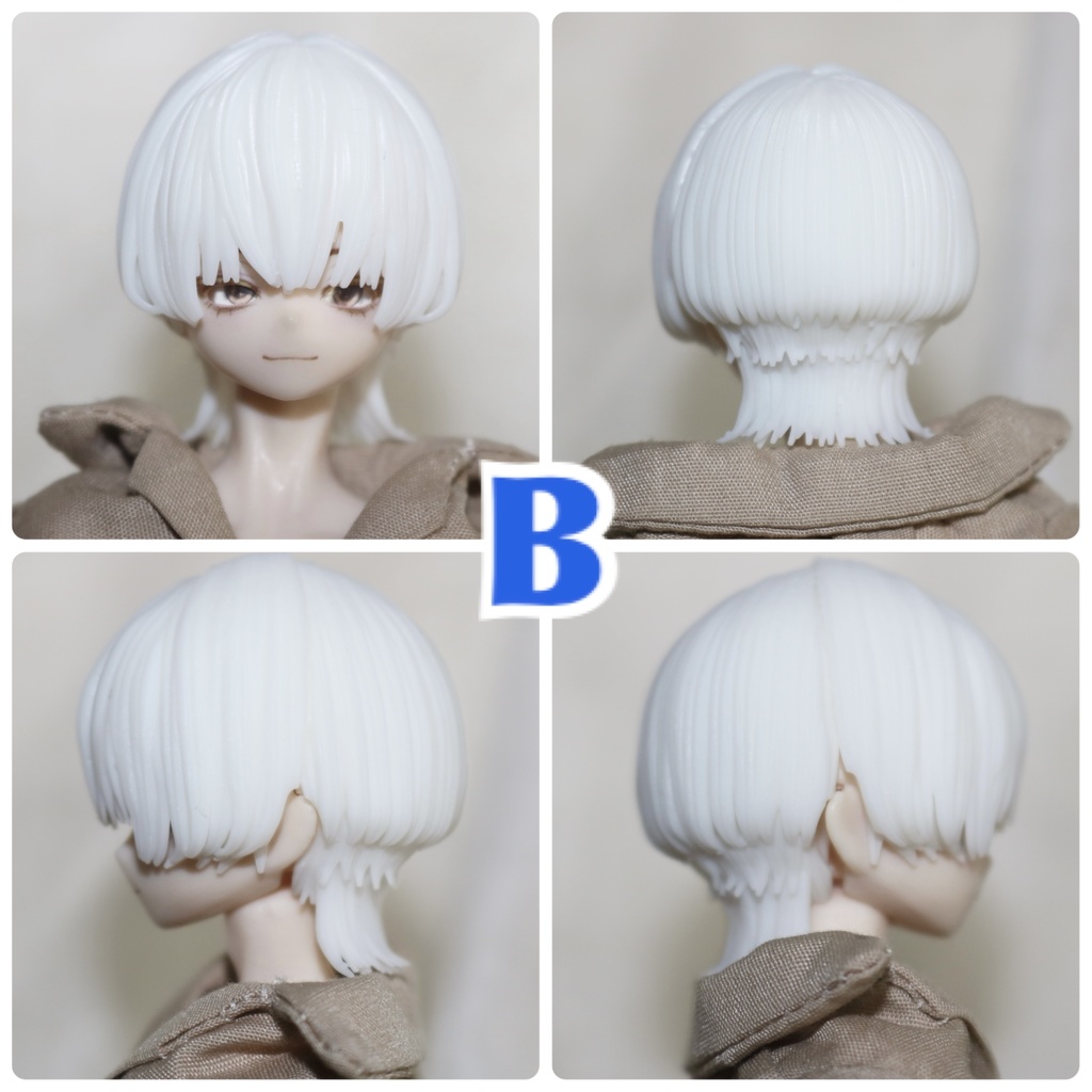 ver.5 《西西里往事 -シチリアの追憶-》対応 3Dプリンター製 ウィッグ (未塗装)