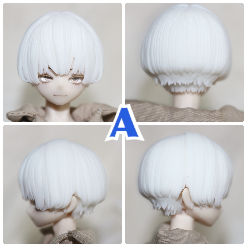 ver.5 《西西里往事 -シチリアの追憶-》対応 3Dプリンター製 ウィッグ (未塗装)